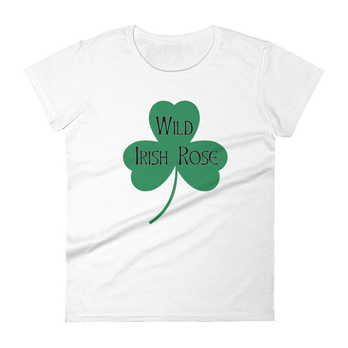 Wild Irish Rose T-Shirt Womens - StPatricksDayShop