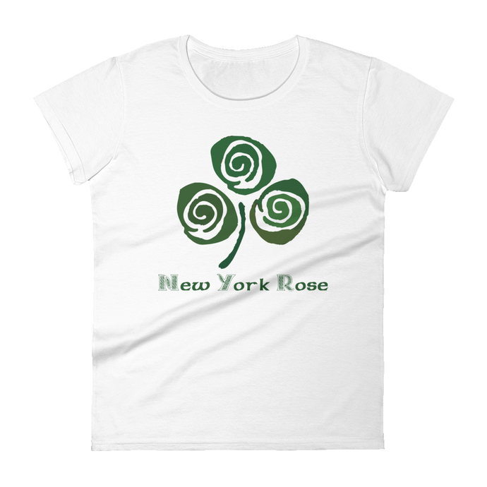 New York Rose T-Shirt Womens - StPatricksDayShop