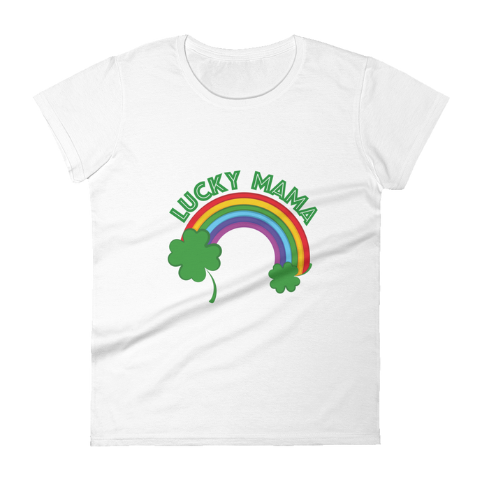 St Patricks Day Lucky Mama Women's t-shirt - StPatricksDayShop